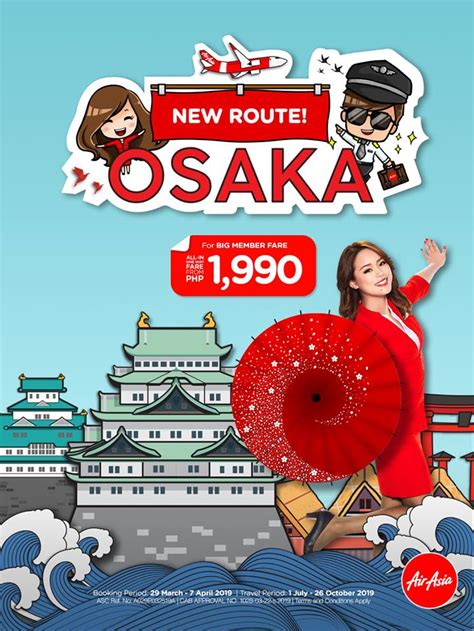 Promo Fare Manila To Osaka For As Low As Php1 990 One