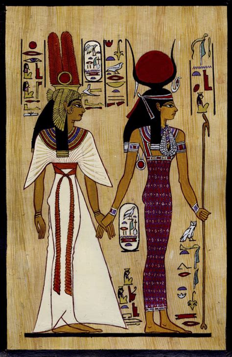 Isis And Nefertari By Edarlein On Deviantart