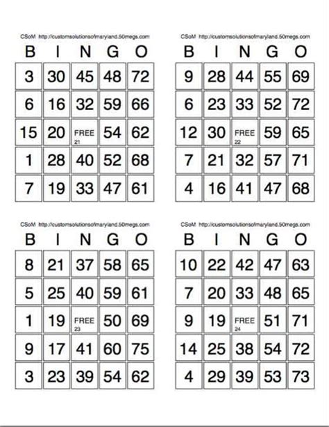 bingo caller pro  bingo cards bingo card template bingo cards