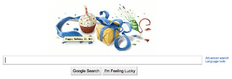 google wishes   happy birthday today dr billtv  computer