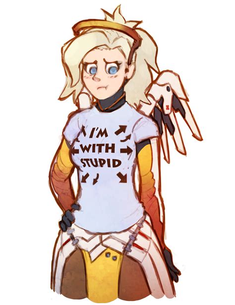 mercy s go to t shirt overwatch know your meme