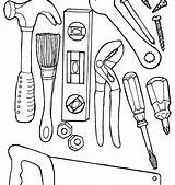 Coloring Tools Pages Construction Printable Doctor Equipment Worker Mechanic Workers Science Preschool Lab Drawing Carpenter Getcolorings Kids Color Sheet Print sketch template