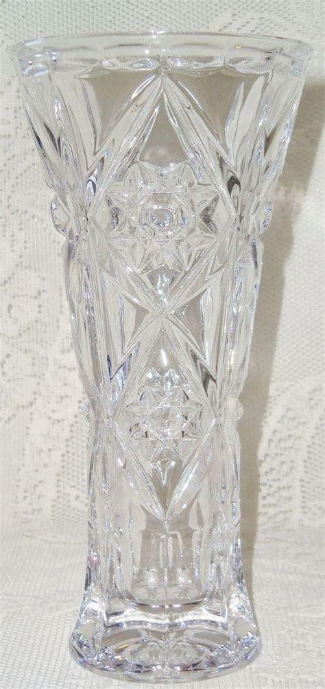 Vintage Cut Lead Crystal Vasevintage Lead By Beautyeverlasting 14 95
