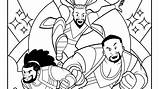 Wwe Kofi Kingston Geektyrant Wrestling Wrestlers sketch template