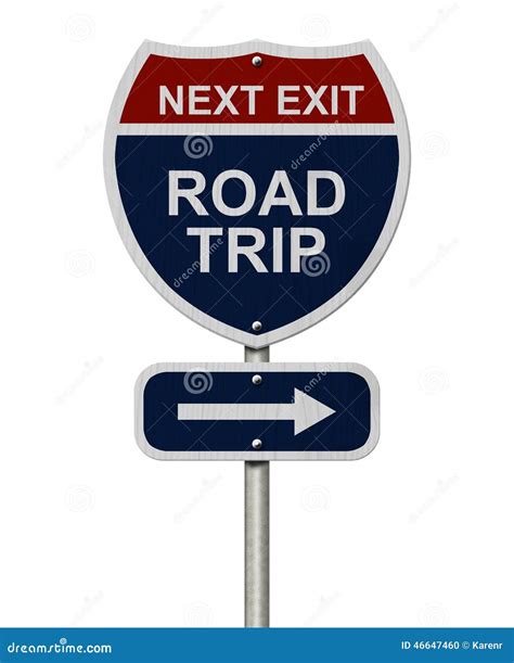 road trip sign stock photo image  copyspace sign