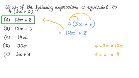 question video recognizing equivalent expressions nagwa