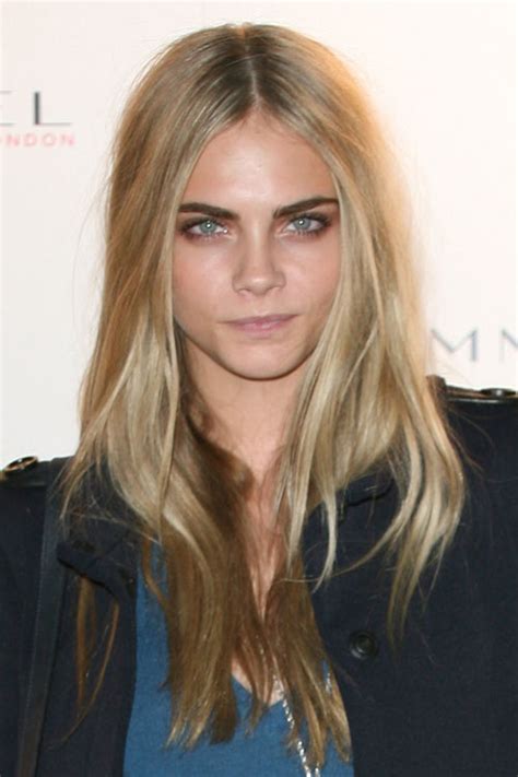 Cara Delevingne Straight Ash Blonde Hairstyle Steal Her