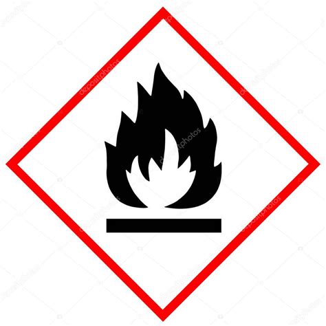 flammable symbol sign stock photo  peteretchells
