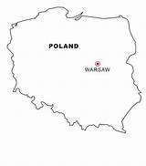 Polonia Cartine Nazioni Landkarten Geografie Recortar Pegar Colorearrr Sketchite Malvorlage sketch template