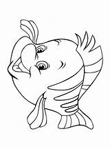Flounder Coloring Pages Printable Color Getcolorings Cartoon Print Getdrawings Template Recommended sketch template