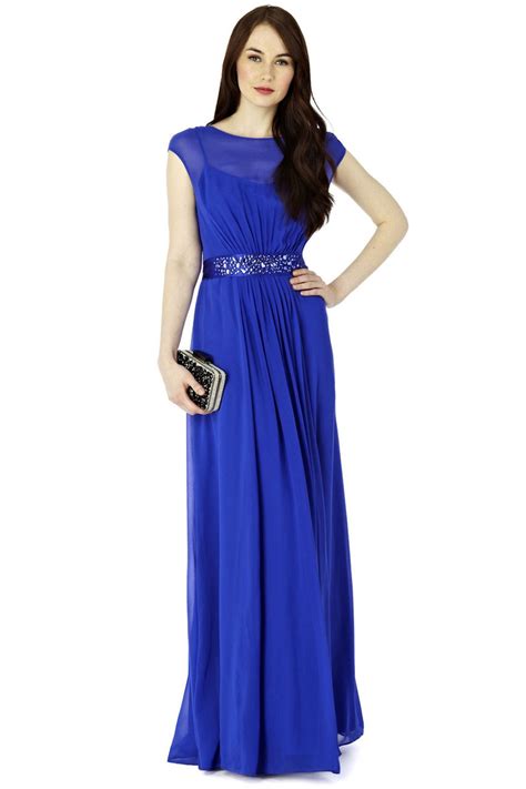 bright and bold cobalt blue bridesmaid dresses uk