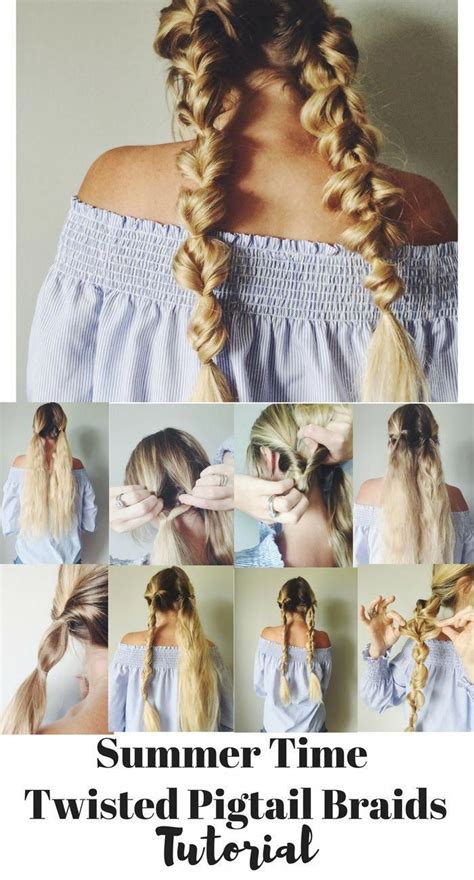 hairstyle with this pull through braid hair tutorial