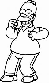 Simpsons Homer Stampare Hulk Clipartmag Ingrahamrobotics sketch template
