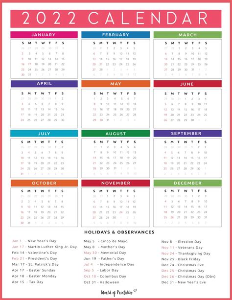 year calendars world  printables