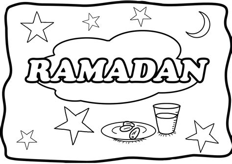 ramadan coloring page images