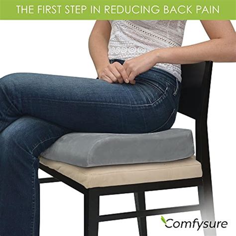 comfysure extra large firm seat cushion pad  bariatric overweight