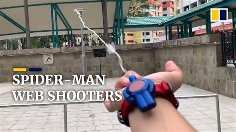 man creates fully functional spider man web shooter youtube