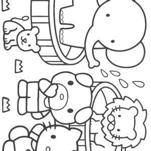 kitty coloring pages birthday printable    kitty