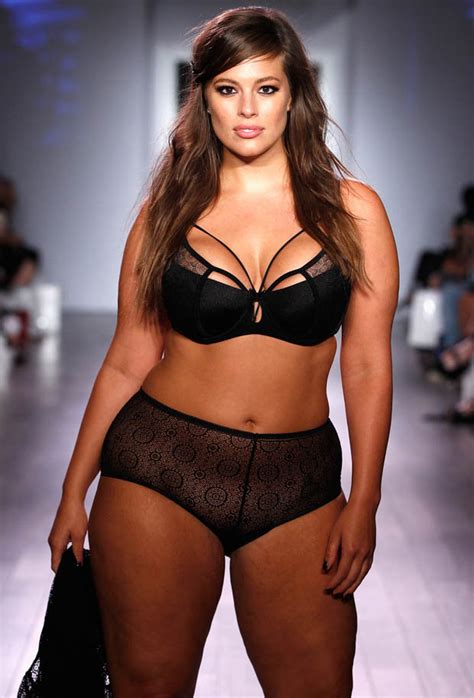 Ashley Graham Strips To Lingerie To Rock The Runway At New