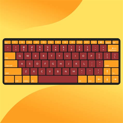 editable printable computer keyboard