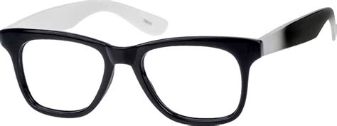blue chic square eyeglasses and sunglasses 2862 zenni optical eyeglasses