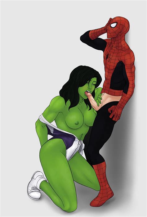 Spider Man Blowjob Pic She Hulk Porn Gallery Luscious