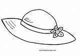 Hat Coloring Pages Printable Summer Book Print Hats Sheets Clipart Kids Clip Drawing Top Landscape Popular Choose Board 12kb 1080 sketch template