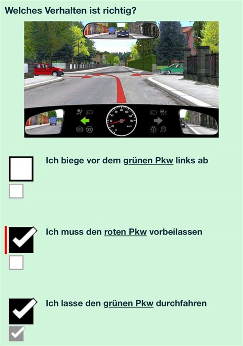 theoretische fuehrerscheinpruefung frage unklar auto und motorrad