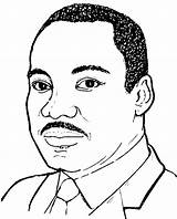 Luther Mlk Getdrawings Everfreecoloring Clipartmag Neocoloring sketch template