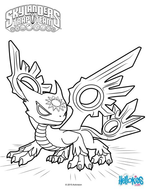 wolfgang skylanders trap team coloring pages coloring pages