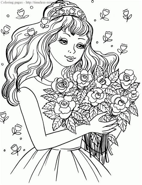 starry starr  beautiful girl coloring pages