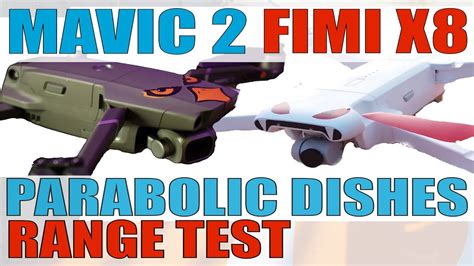 mavicpro fimi  range test parabolic dishes range extenders youtube