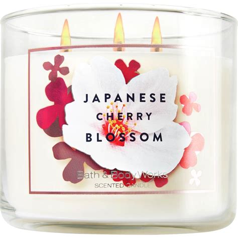 bath and body works japanese cherry blossom 3 wick candle deal of the