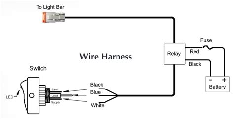 led light bar wiring diagram  switch