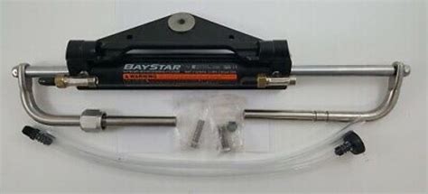 baystar hc  hydraulic steering cylinder  outboard hp max seastar boat  ebay