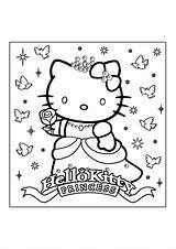 Kitty Hello Coloring Pages Printable Kids Color Princess Colouring Book Drawing Birthday Print Library Clipart Sheets Popular Visit Sanrio Topcoloringpages sketch template