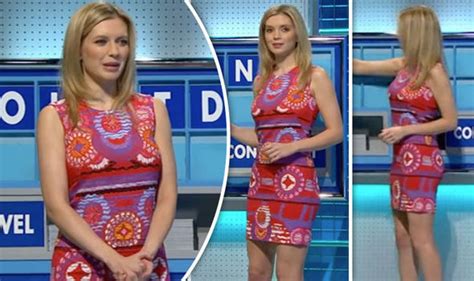 rachel riley stuns on countdown as she flaunts slender