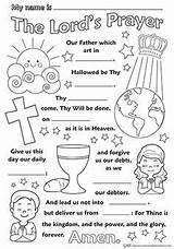 Prayer Children Coloring Lord Activities Sunday School Crafts Pages Church Color Lords Kids Bible Printable Lessons Jesus Craft Catholic Poster sketch template