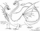 Coloring Pages Zippleback Httyd Hideous Nadder Deadly Train Barf Lines Belch Dragon Deviantart Template Getdrawings Printable Sketch Templates Kids sketch template