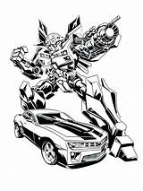 Transformers Coloring Pages Megatron Getcolorings Bumblebee Transformer Color sketch template