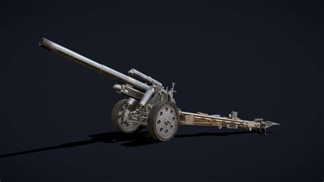 cm sfh  howitzer  model  gerhald  sketchfab