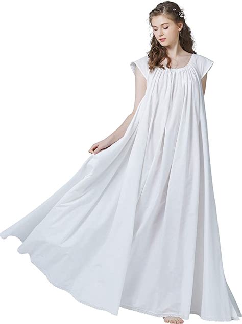 Beautelicate 100 Cotton Victorian Nightgown For Women Sleepwear