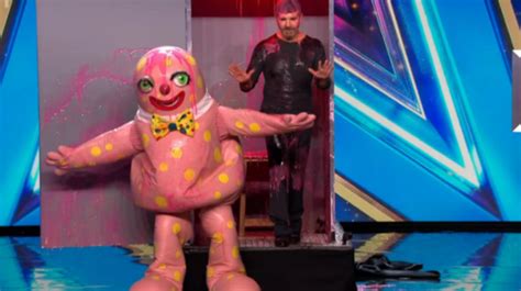 Britains Got Talent Viewers React As Simon Cowell Is Gunged By Mr