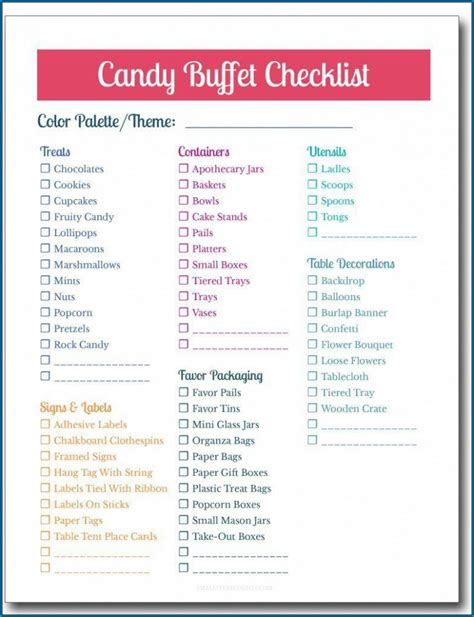 printable quinceanera checklist template checklist templates