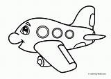 Pobarvanke Samolot Letala Otroke sketch template