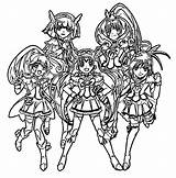 Glitter Force Coloring Pages Colorir Para Colouring Color Printable Sheets Kelsey Wecoloringpage Precure Imagens Gif Popular Template Salvo sketch template