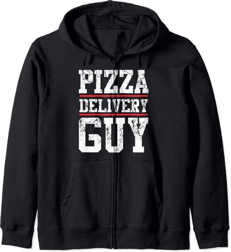 Pizza Delivery Guy Matching Pizza Costume For Men Zip