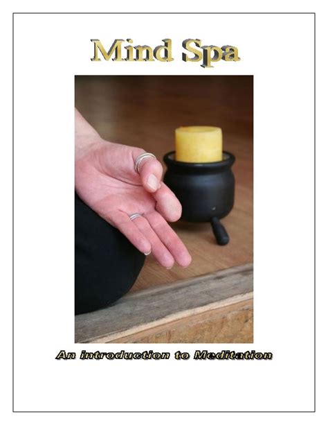 mind spa spa mindfulness  cover