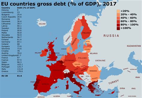 eu countries gross debt as of gdp 2017 r mapporn