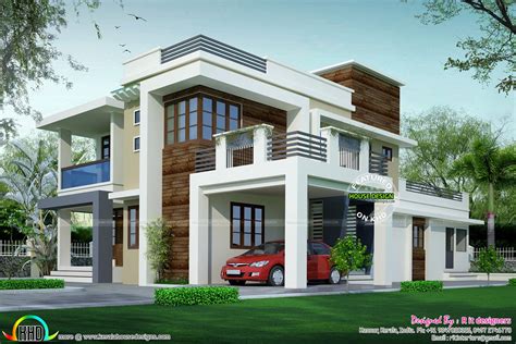 house design contemporary model kerala home design  floor plans  dream houses